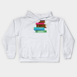 Pile of books Kids Hoodie